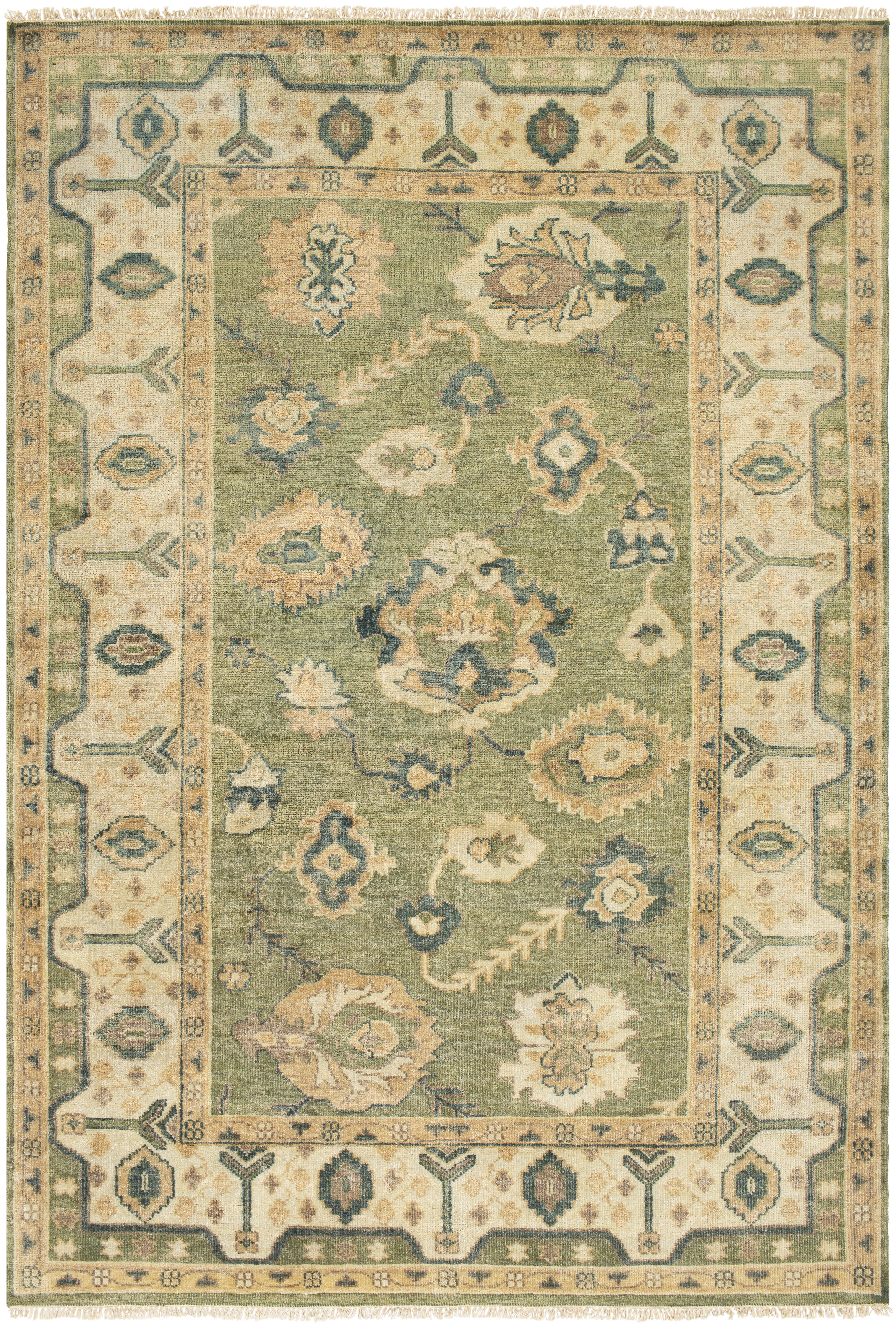 Fantasia 66 X 42 inch Dusty Sage Rug, Rectangle