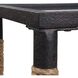 Braddock 52 inch Rustic Iron and Natural Fiber Rope Console Table