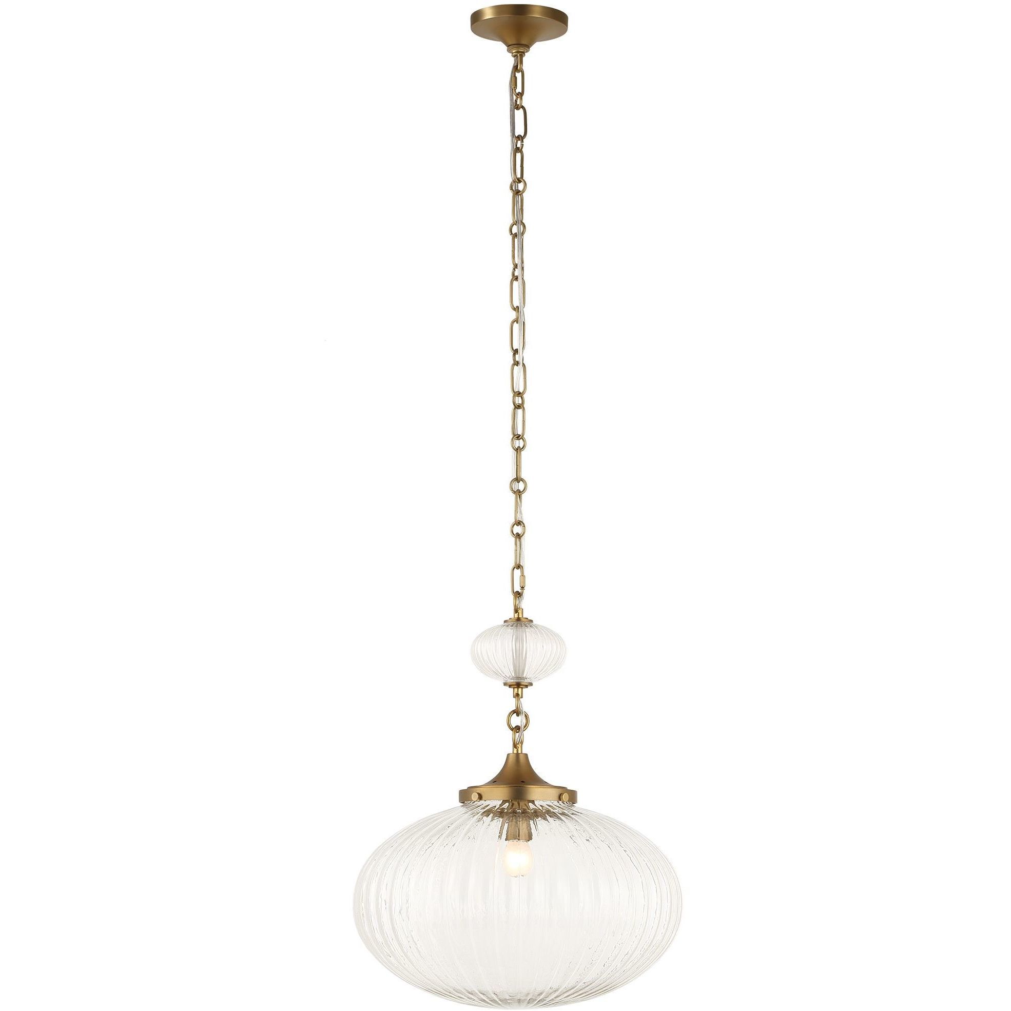 Bellaire 1 Light 16.5 inch Matte Brushed Gold Pendant Ceiling Light