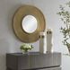 Axel 30 X 30 inch Plated Antique Brass Mirror