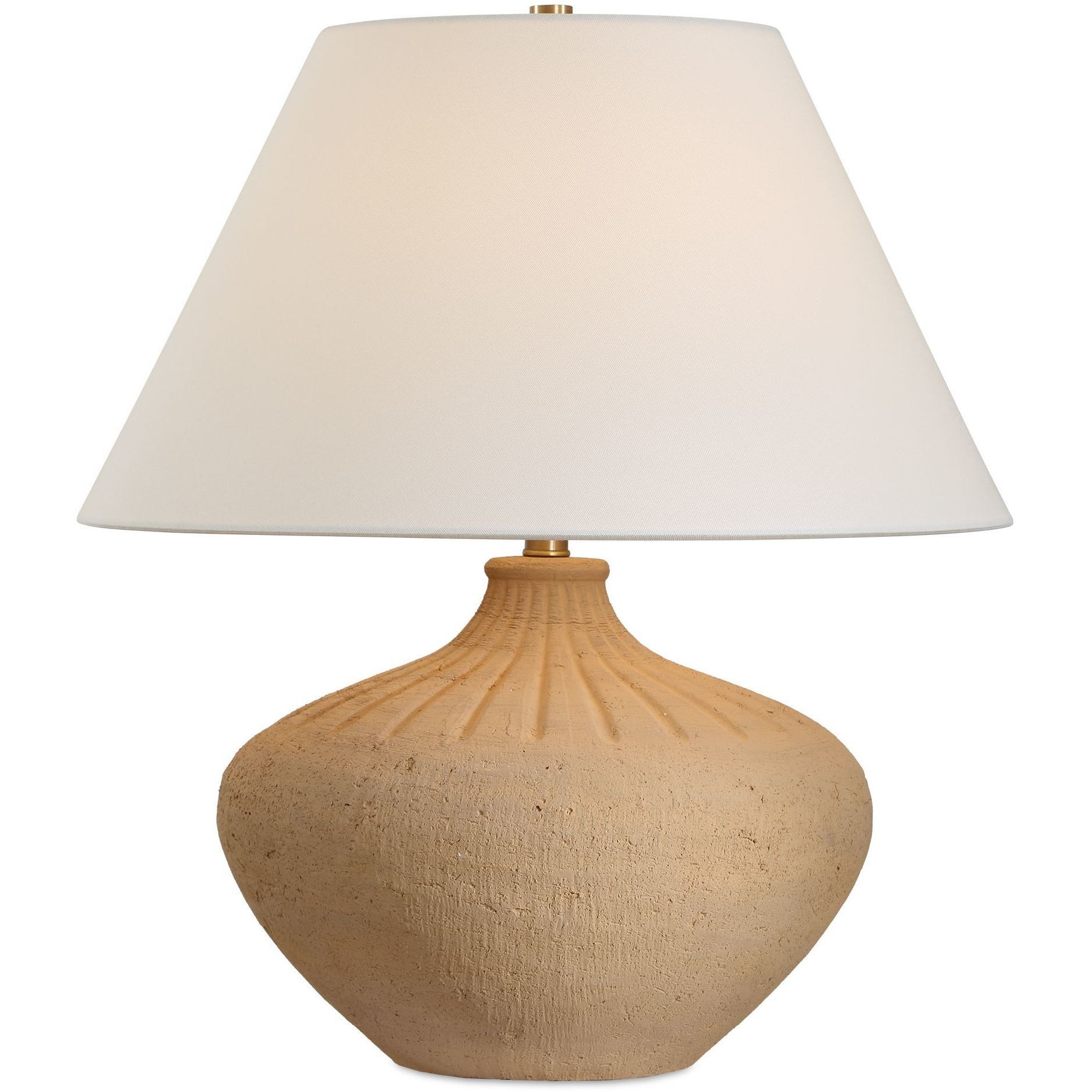 Eldon 23.5 inch 150 watt Earthy Tone and Brass Table Lamp Portable Light