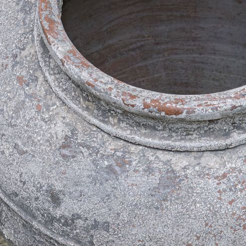 Echoes Of Time Whitewash Concrete Outdoor Planter