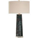 Chamila 32 inch 150 watt Aged Teal Glaze with Black Distressing Table Lamp Portable Light