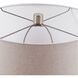 Callais 33 inch 150 watt Crackled Aqua Table Lamp Portable Light