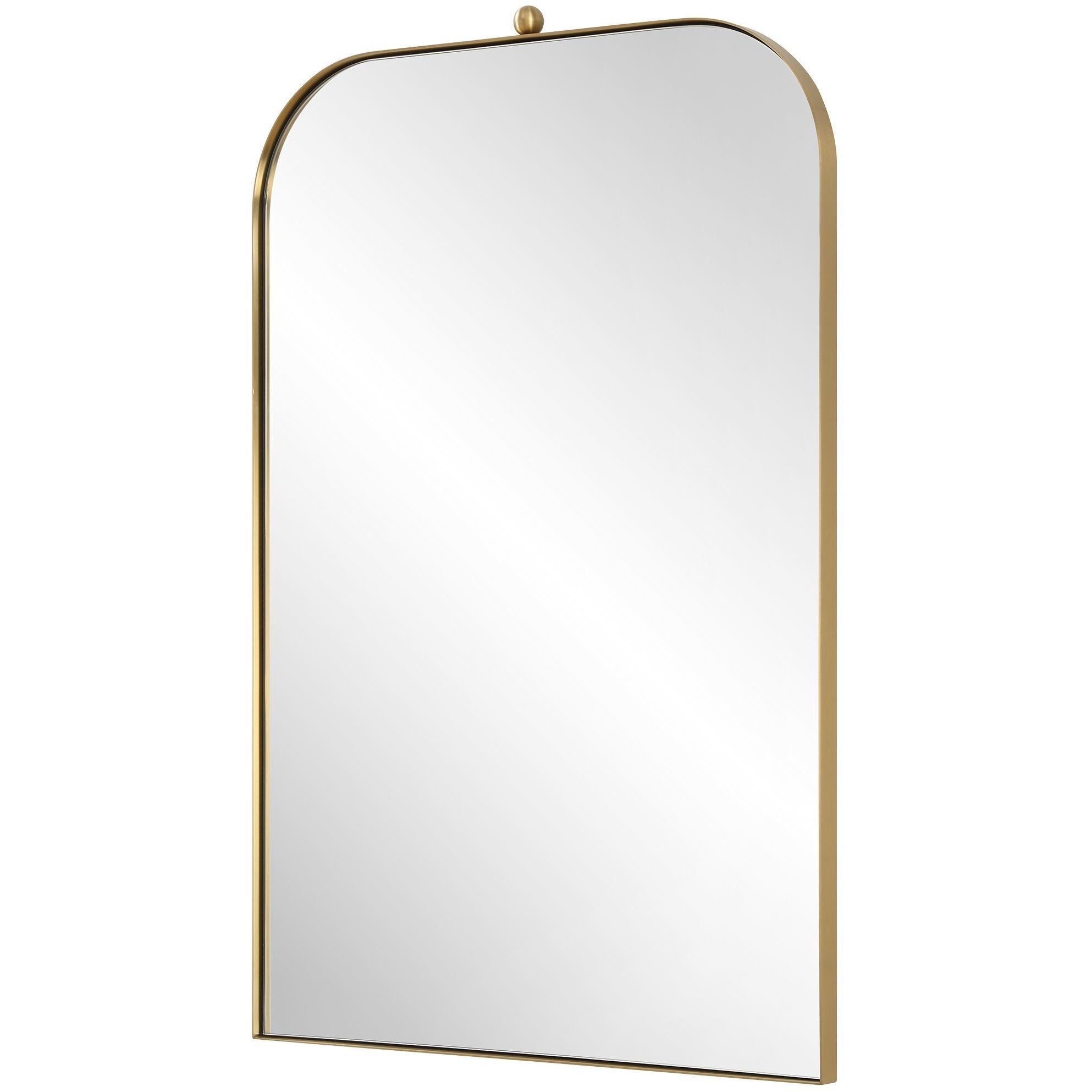 Cassidy 33 X 21 inch Plated Brass Mirror