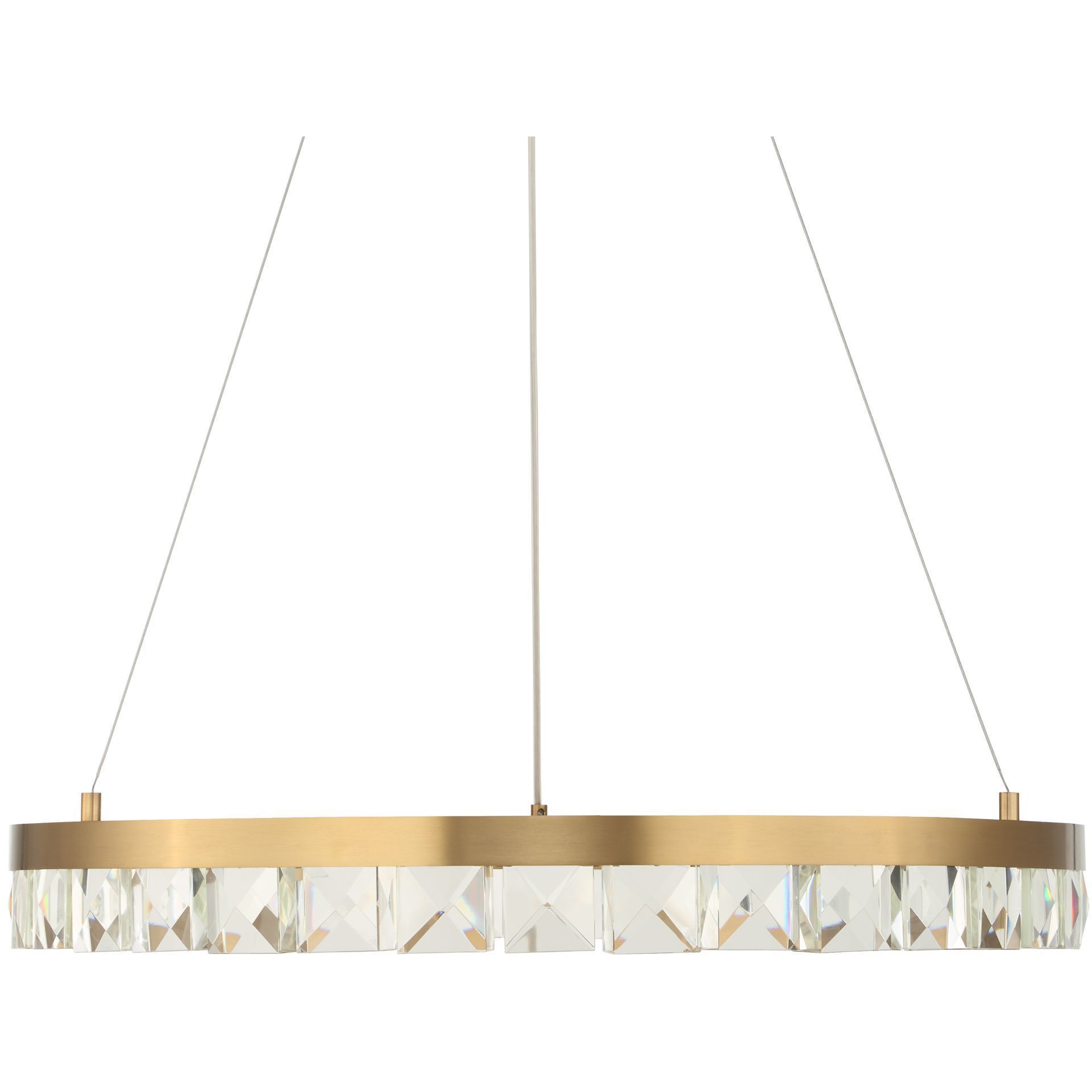 Segovia 28 inch Warm Brass Chandelier Ceiling Light