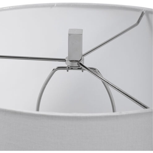 Cordata 29 inch 150.00 watt Light Gray Oak and Crystal Table Lamp Portable Light