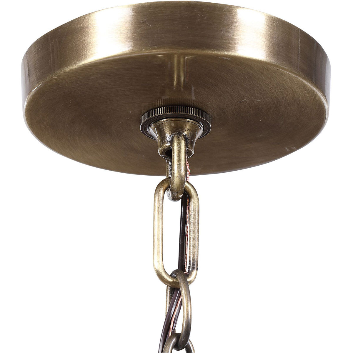 Rosston 1 Light 10 inch Antique Brass Mini Pendant Ceiling Light