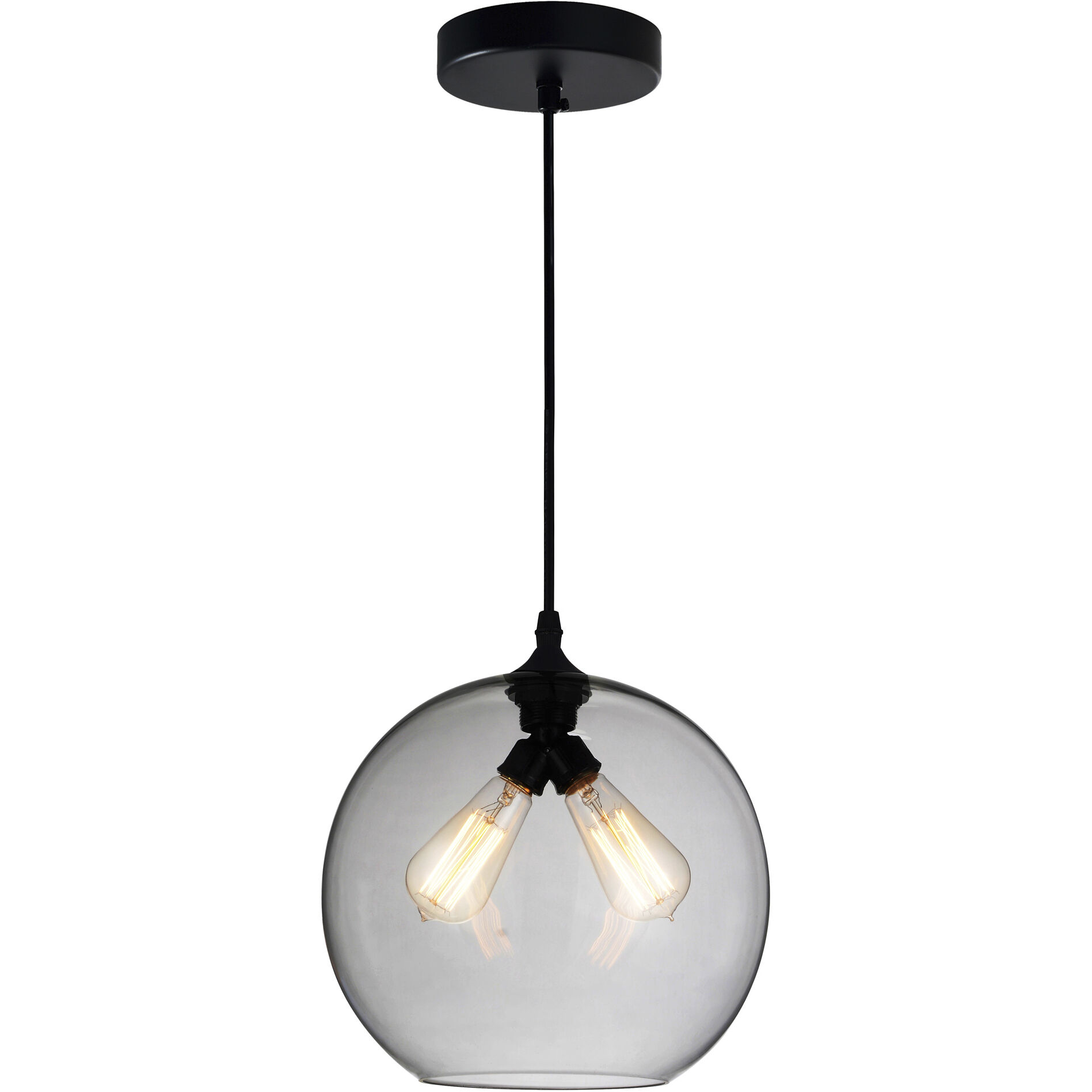 Glass 2 Light 12.00 inch Mini Pendant