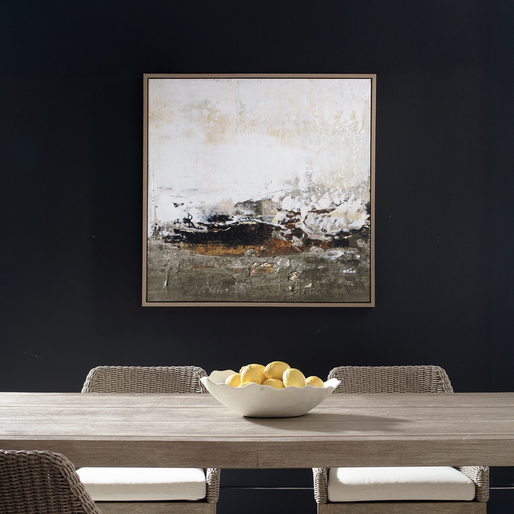 The Other Side Multicolor Framed Abstract Art