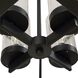 Evanston 4 Light 20 inch Matte Black Indoor Outdoor Pendant Ceiling Light