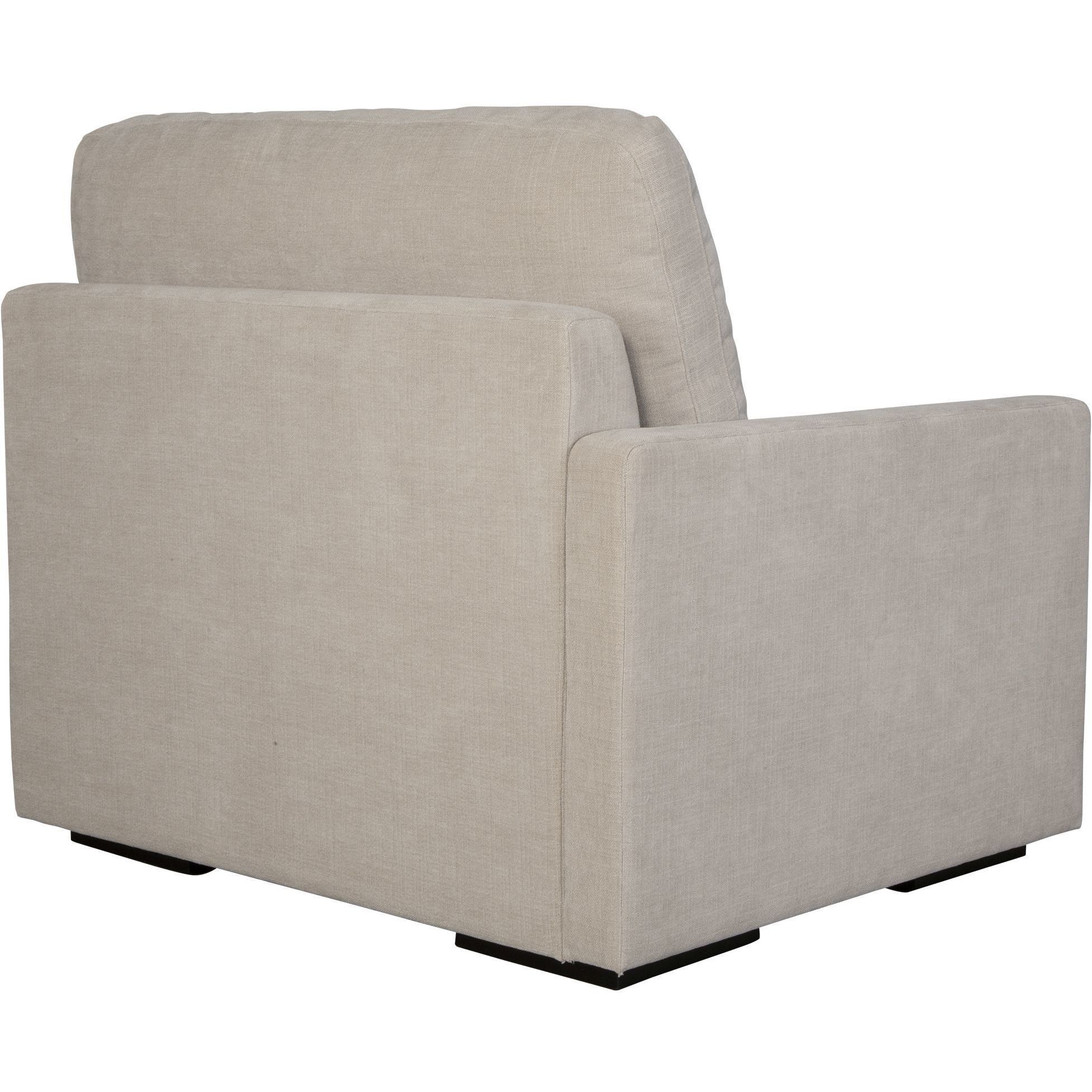 Refuge Light Sand Polyester Sofa, Left Arm Facing