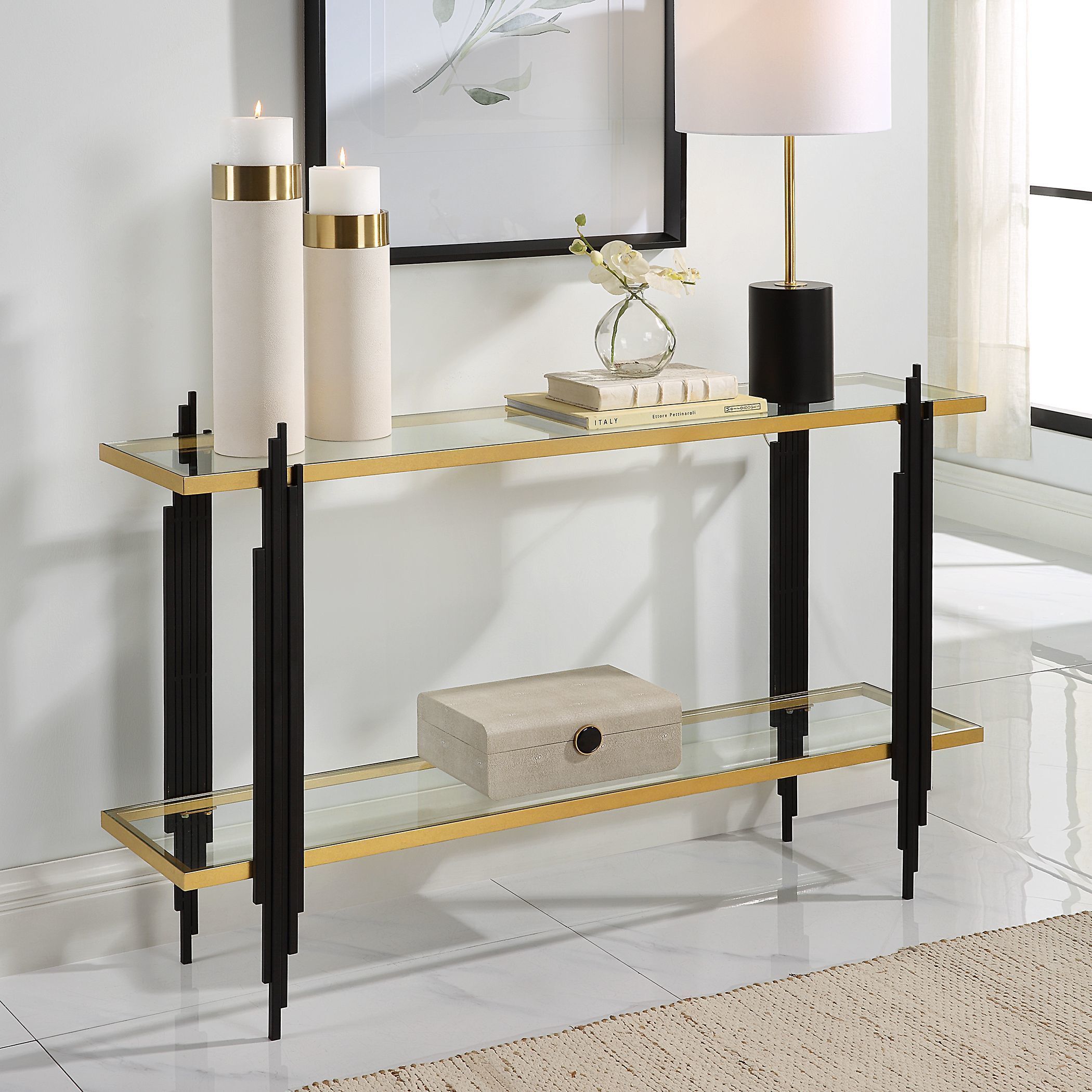 52 inch console shop table