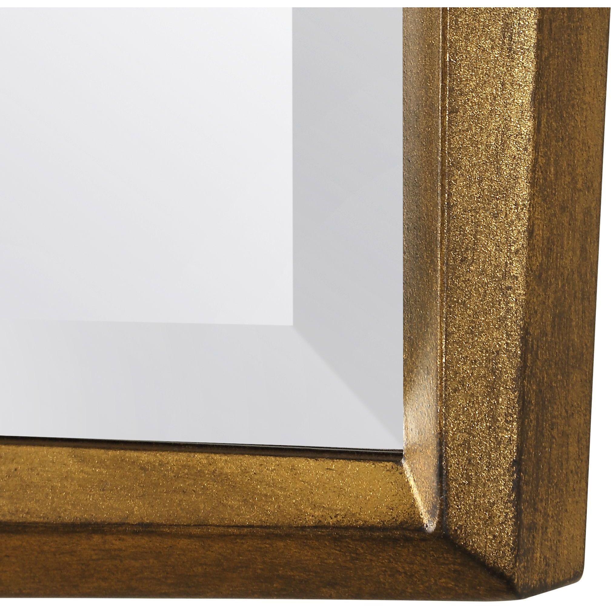 On Point 40 X 40 inch Gold Leaf Mirror