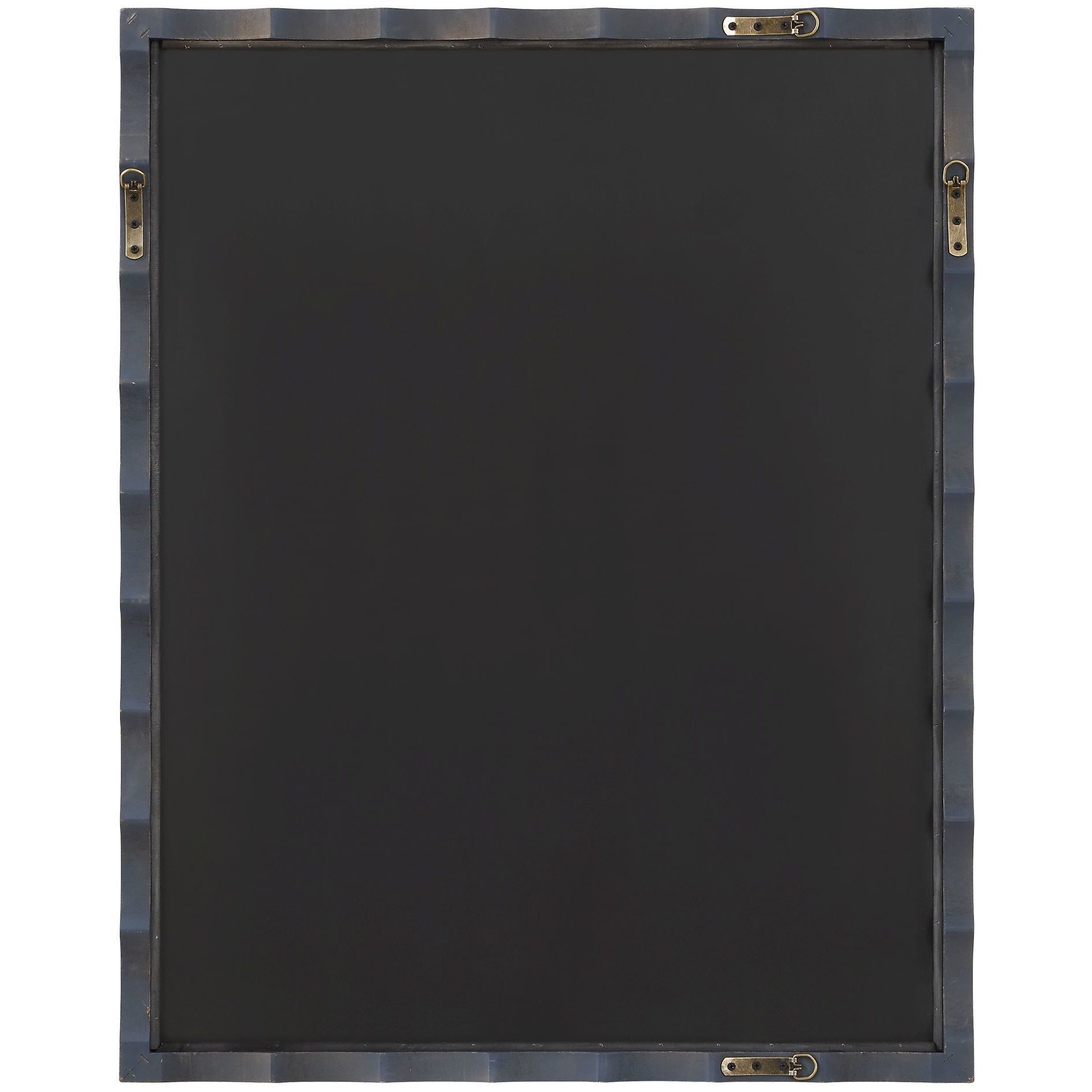 Gulf 39 X 31 inch Navy Lacquer Mirror
