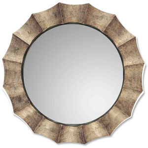 Gotham 41 X 41 inch Antique Silver Wall Mirror