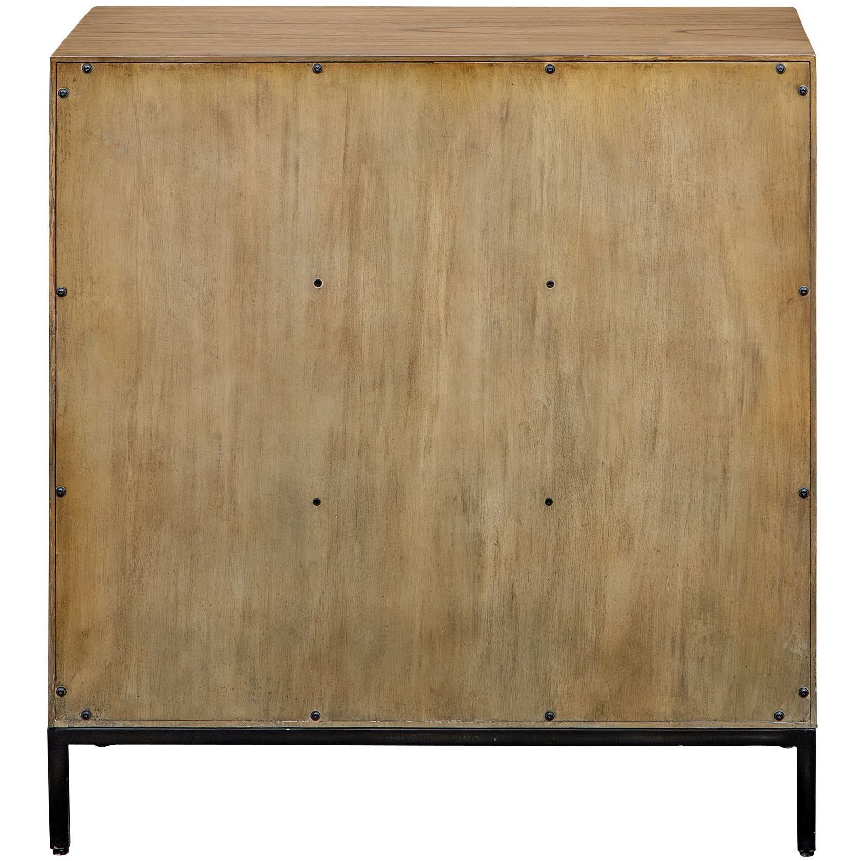 Jory Natural Mango Wood and Iron Accent Chest
