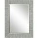 Belaya 38 X 28 inch Gray Wood Wall Mirror