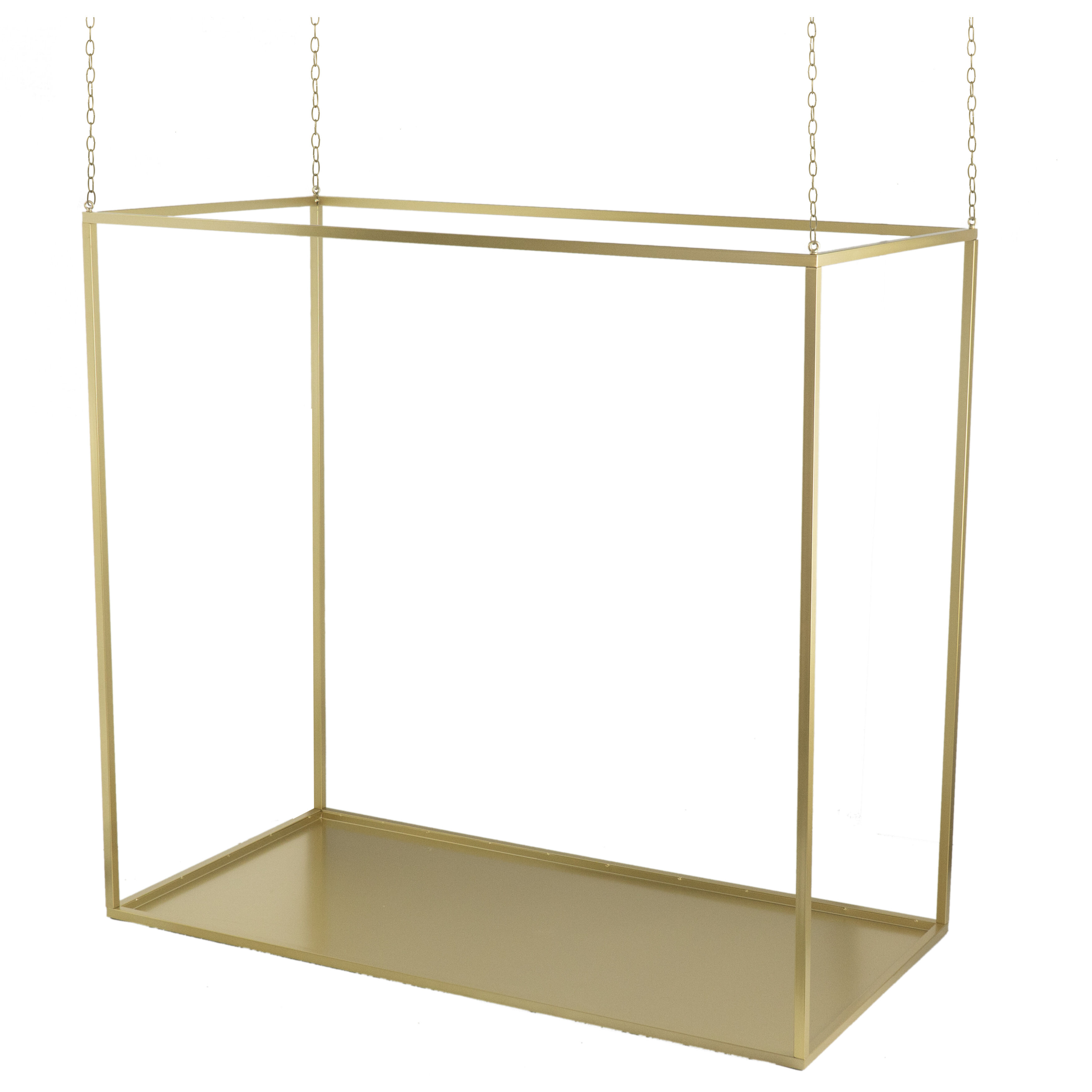Anita 47.2 inch Gold Shelves