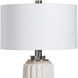 Azariah 29 inch 150.00 watt Cream and Beige Crackle Glaze Table Lamp Portable Light