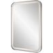 Crofton 32.25 X 22.25 inch Polished Nickel LED Lighted Vanity Mirror