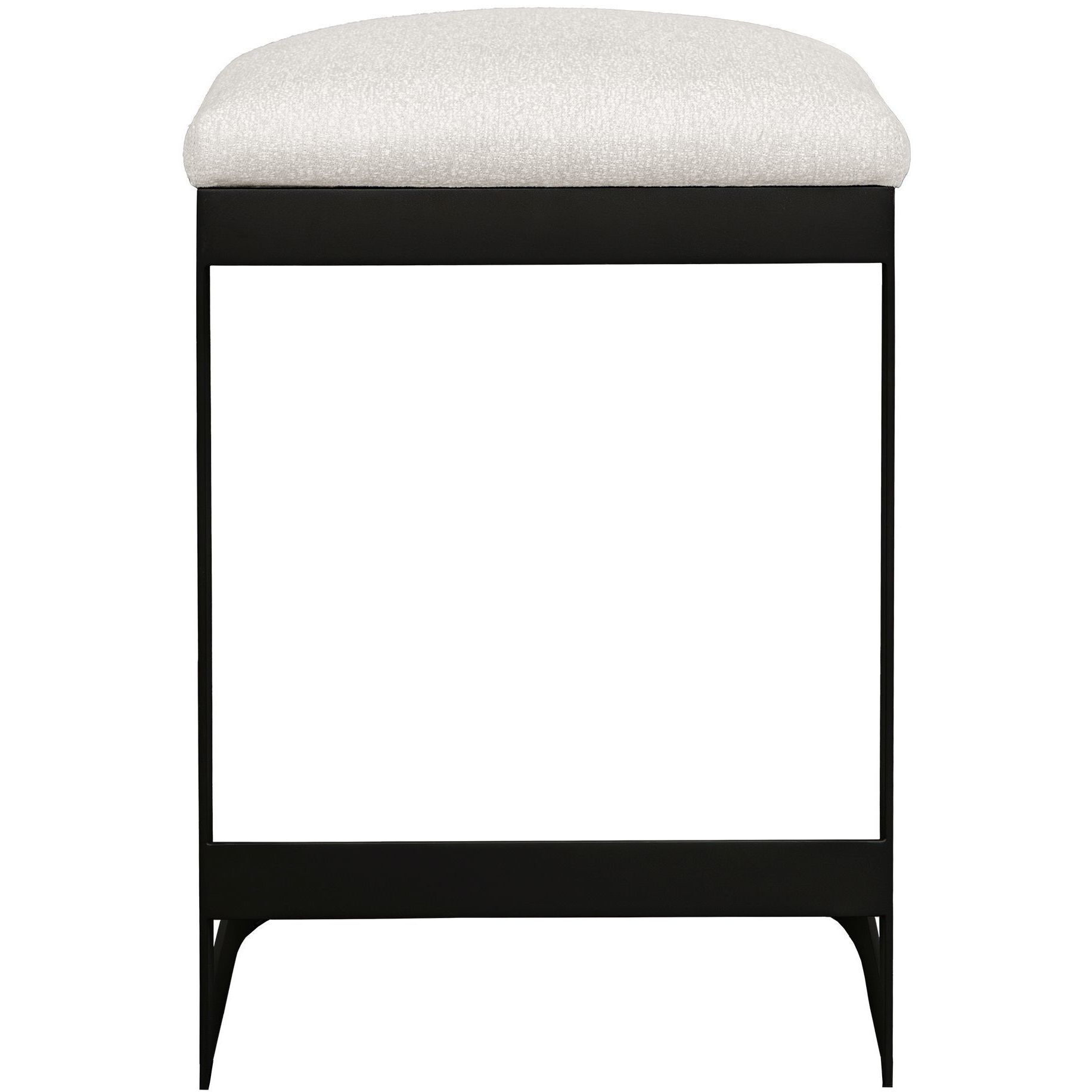Maude 25.8 inch Java Black and Taupe Grey Outdoor Counter Stool