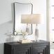 Loudon 34 X 22 inch Satin Black Vanity Mirror