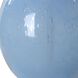 Clear Sky 28 inch 150.00 watt Sky Blue Seeded Glass with Marble Foot and Brushed Nickel Table Lamp Portable Light