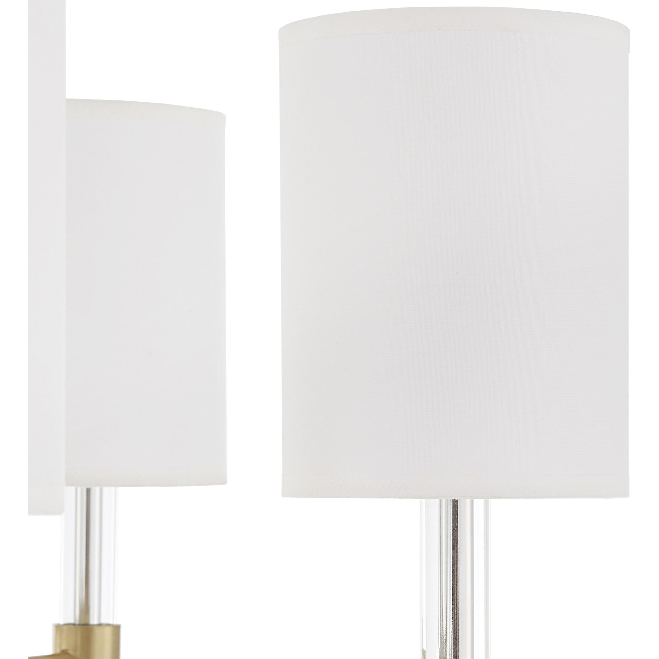 Welkin 6 Light 30 inch Warm Brass and Clear Chandelier Ceiling Light