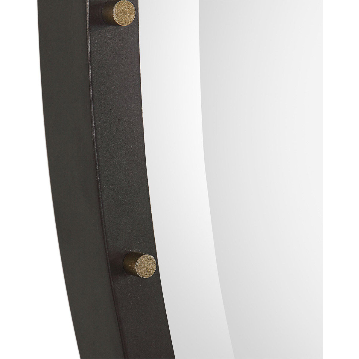 Benedo 42 X 42 inch Rustic Black Wall Mirror