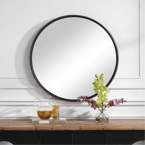 Belham 35 X 35 inch Aged Black Wall Mirror