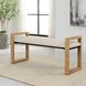 Areca Natural Rattan and Oatmeal Bench