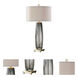 Vilminore 33.25 inch 150 watt Gray Table Lamp Portable Light