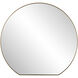 Cabell 30 X 28 inch Brushed Brass Mirror