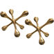 Harlan Brass Decorative Objects, Set of 2