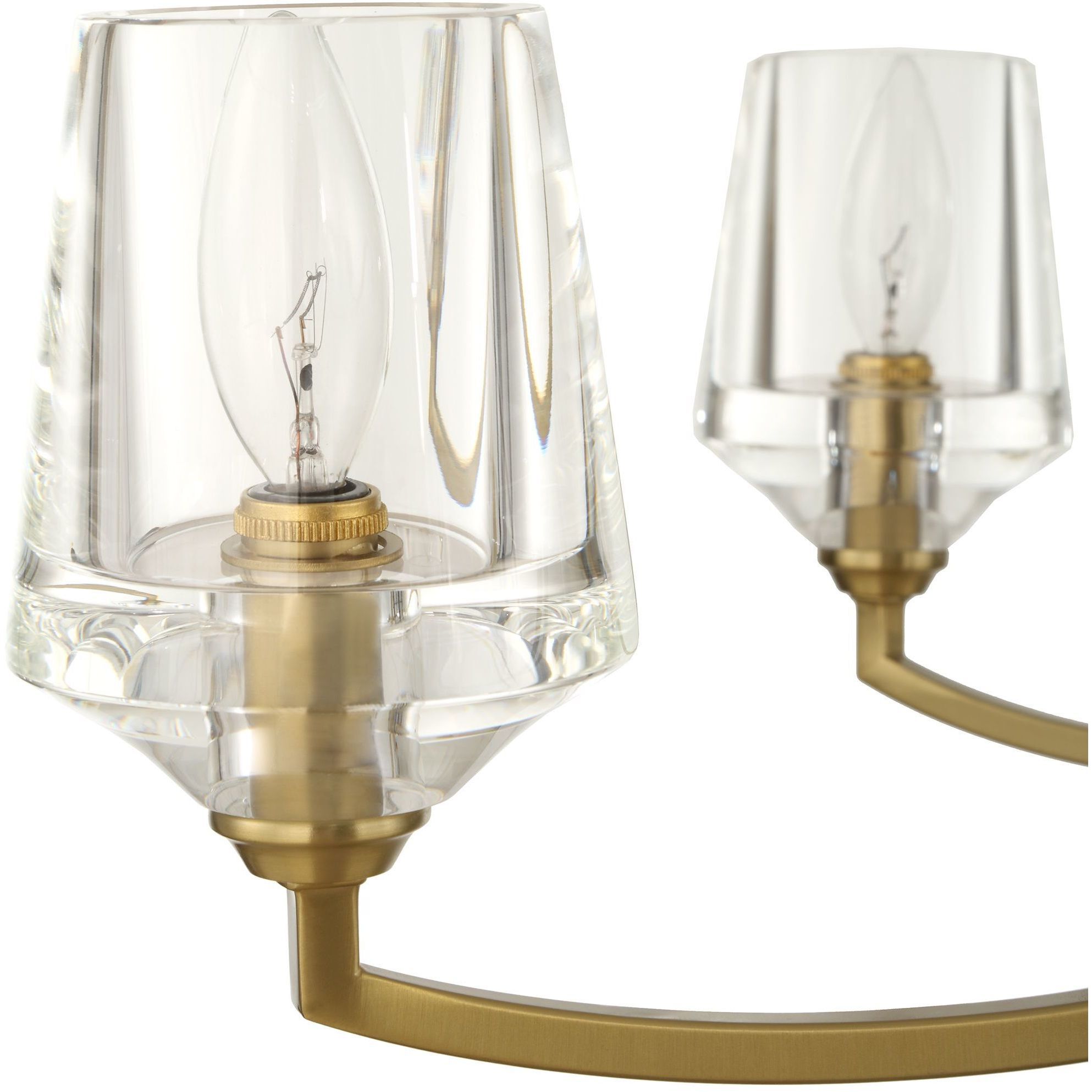 Barcelona 6 Light 40.25 inch Natural Brass Chandelier Ceiling Light