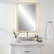 Crofton 32 X 22 inch Satin Black Vanity Mirror