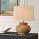 Urbino 22.25 inch 150.00 watt Distressed Terracotta and Brushed Antique Brass Table Lamp Portable Light