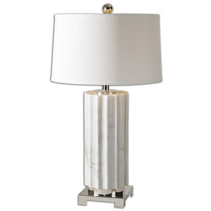 Castorano 31 inch 150 watt White Marble Table Lamp Portable Light