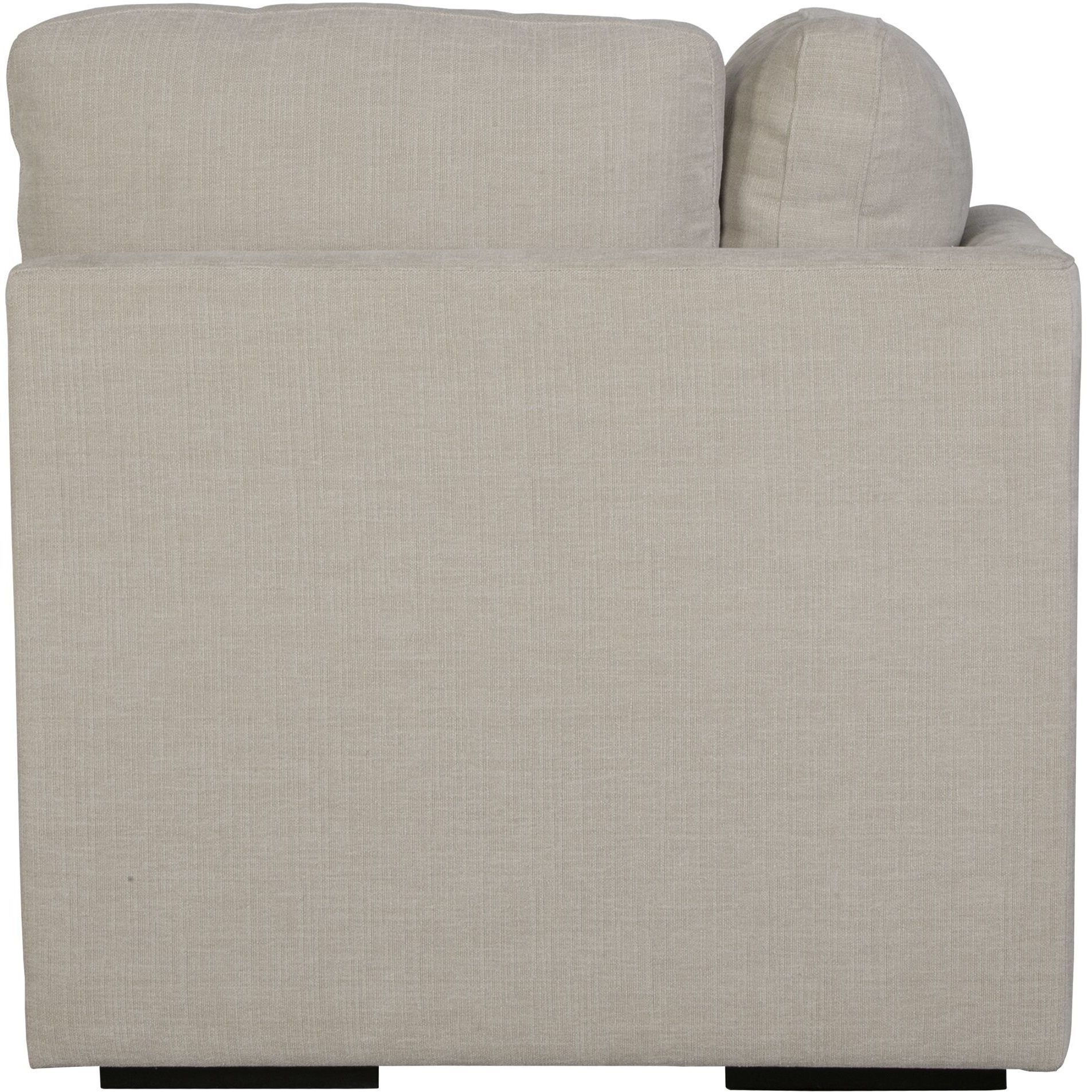 Refuge Light Sand Polyester Sofa, Corner