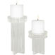 Crystal 9 X 4 inch Candleholders, Set of 2