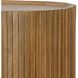 Reese Medium Oak and Dark Bronze 2 Door Cabinet