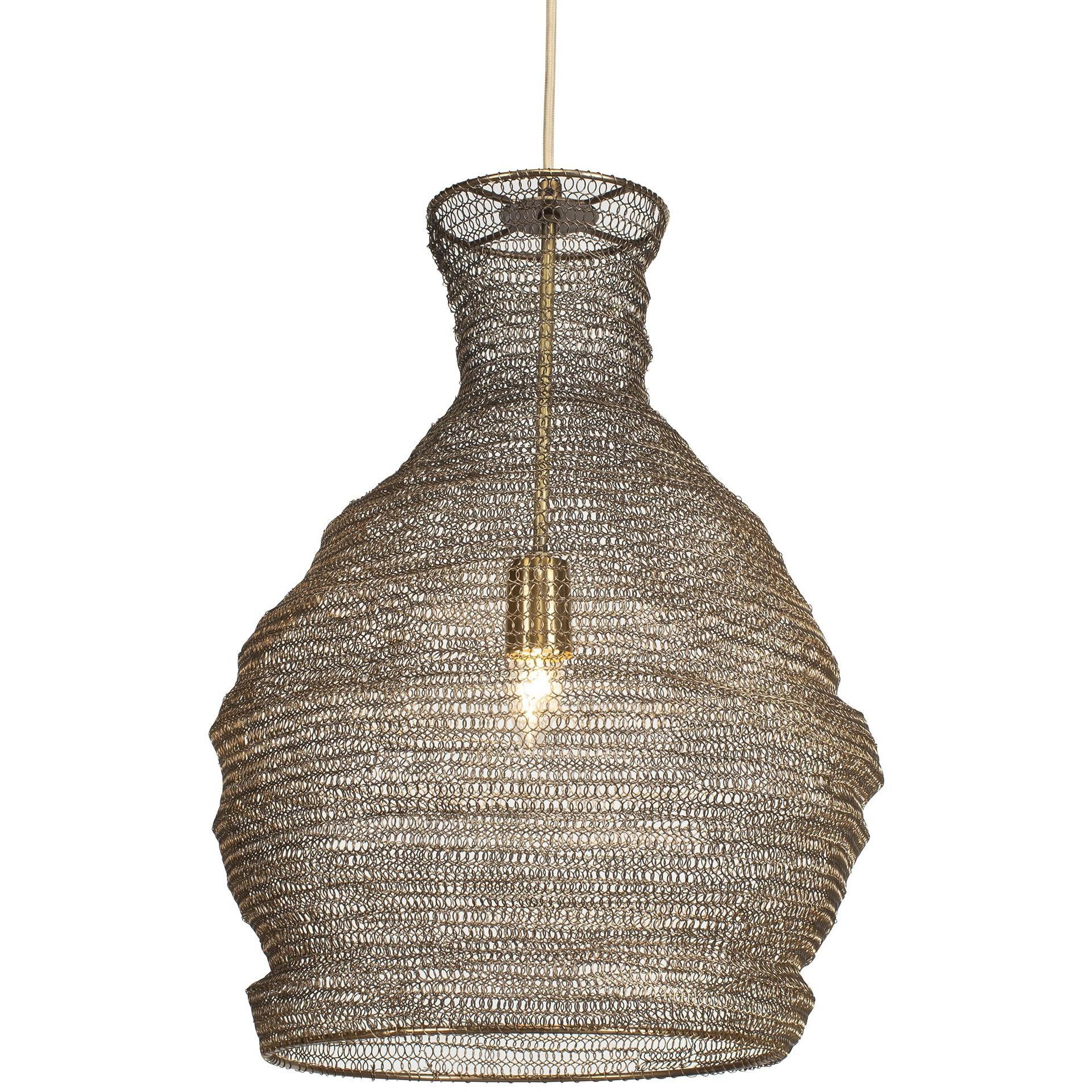 Murmur 1 Light 15 inch Antique Brass Pendant Ceiling Light