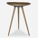 Lily Pad 21 X 16 inch Antique Brass Accent Table