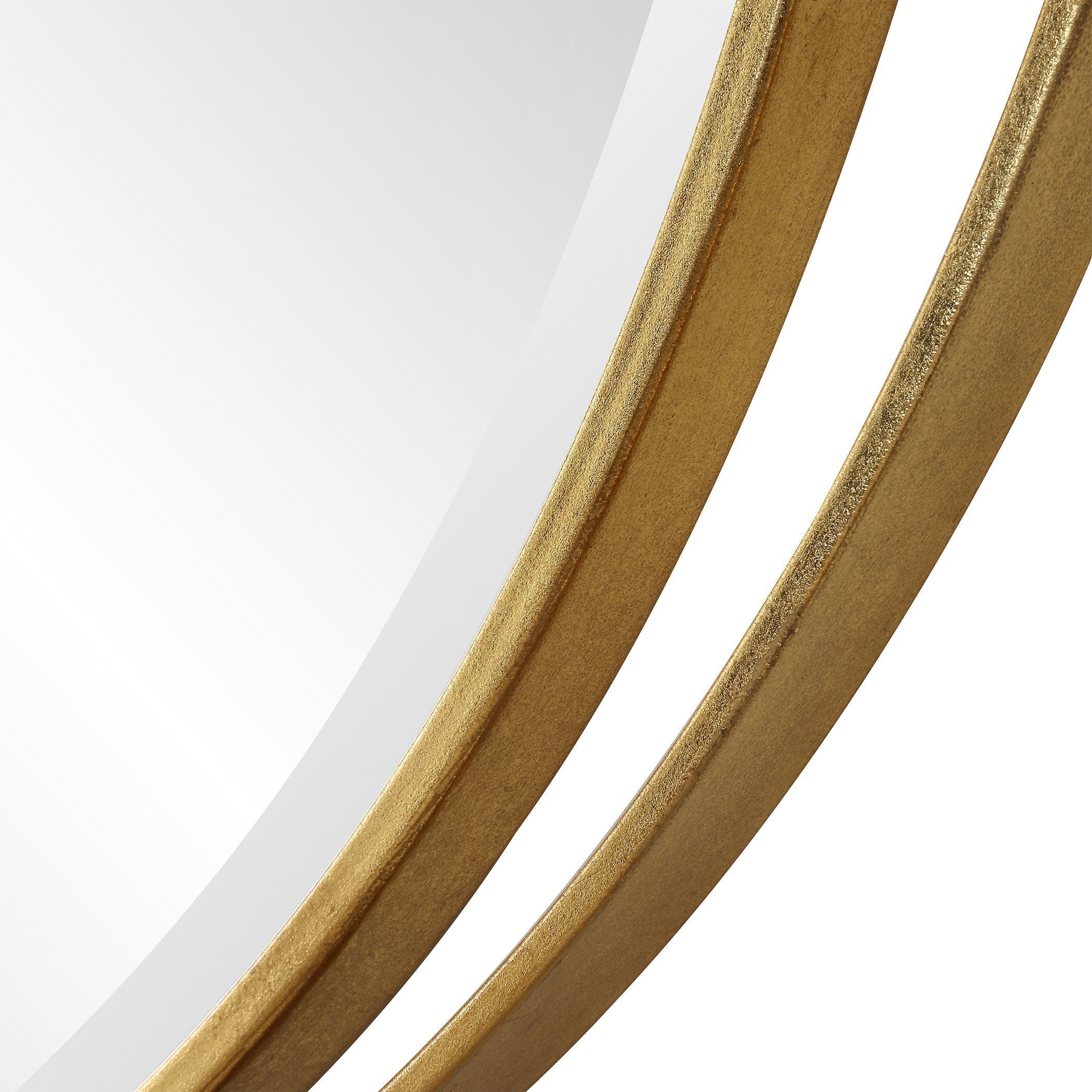 Rhodes 36 X 36 inch Antiqued Metallic Gold Leaf Mirror