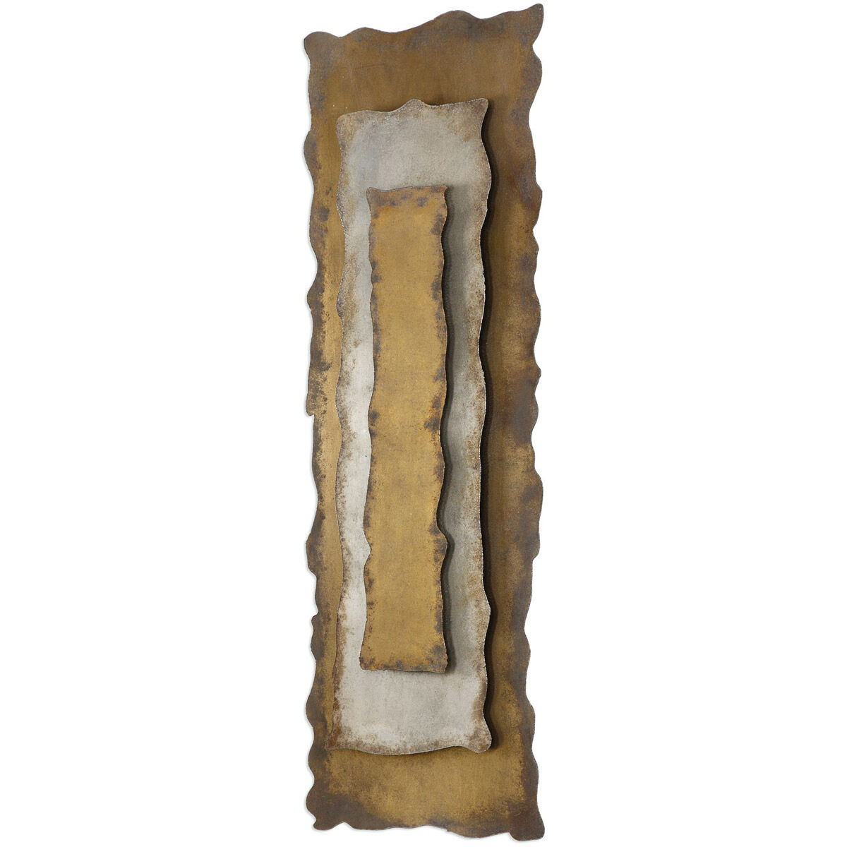 Jaymes Antique Bronze with Silver and Gold Wall Art