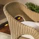 Kavali 38 inch Natural Honey and Oyster White Outdoor Counter Stool