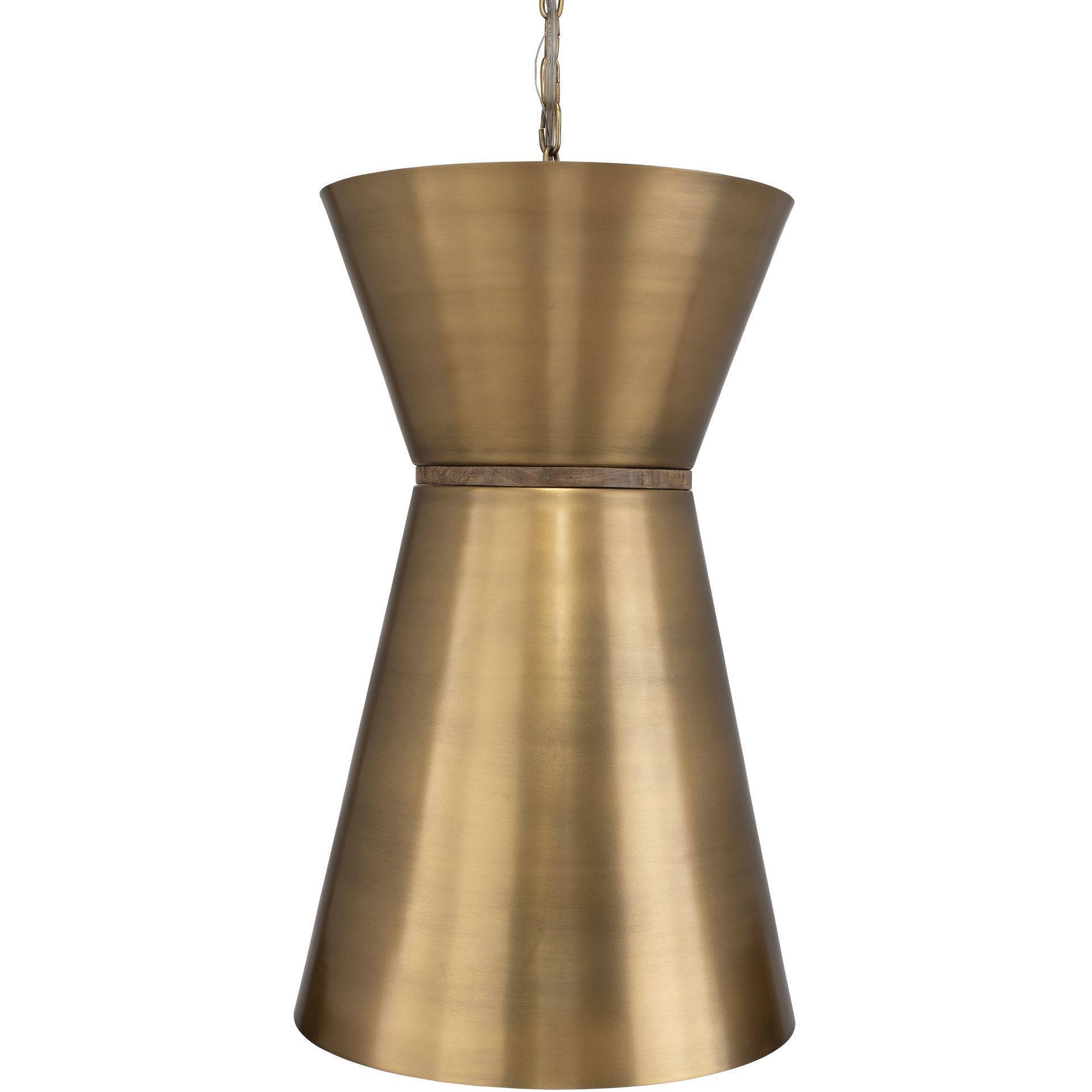 Crocker 1 Light 14.5 inch Antique Brass and Natural Woven Mini Pendant Ceiling Light