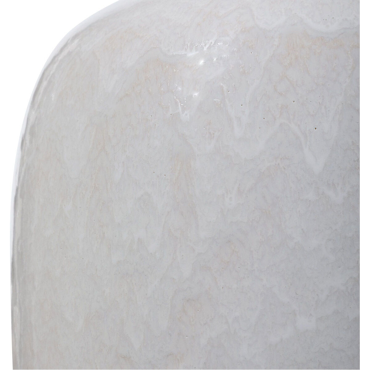 Winterscape 26 inch 150.00 watt Cream-Ivory Drip Glaze and Brushed Nickel Table Lamp Portable Light