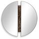 Hanover 23.88 X 23.88 inch Dark Bronze and Brown Marble Mirror